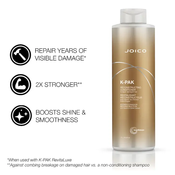 SET CAPILAR JOICO K-PAK REPAIR DAMAGE DUO SHAMPOO + ACONDICIONADOR 1LITRO