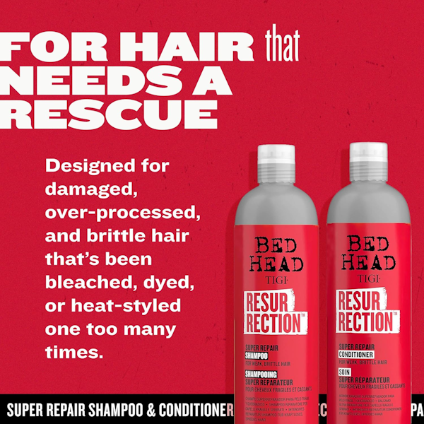 SET CAPILAR TIGI BED HEAD RESURRECTION DUO SHAMPOO + ACONDICIONADOR 750ML 750ML