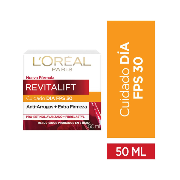 CREMA FACIAL LOREAL ANTIARRUGAS DERMO REVITALIFT DIA