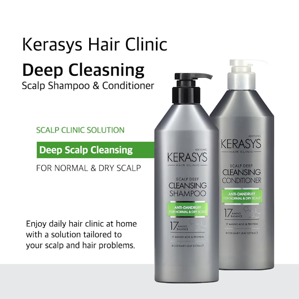 SHAMPOO CAPILAR KERASYS SCALP CARE DEEP CLEASING 600ML