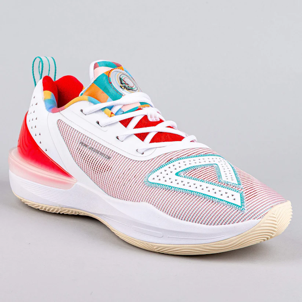 CALZADO DEPORTIVO FEMENINO PEAK TAICHI BIG TRIANGLE 3 WHITE RED