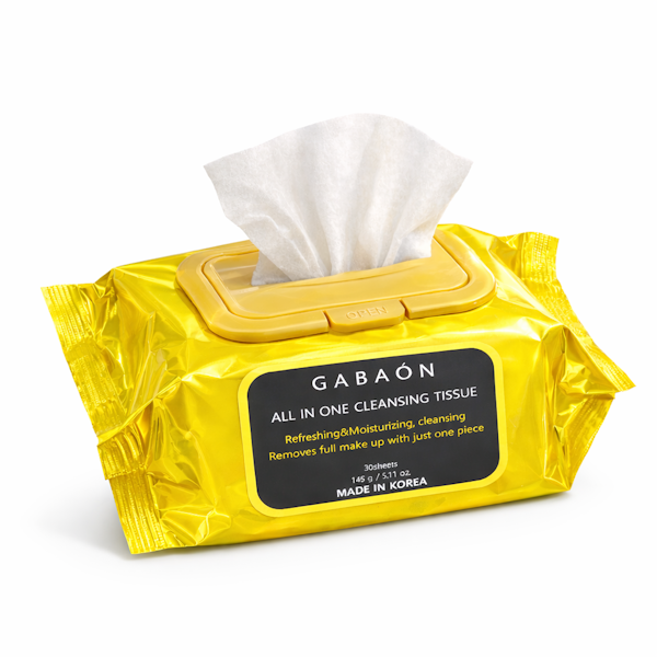 TOALLITAS DESMAQUILLANTE FACIAL GABAÓN ALL IN ONE 145GR