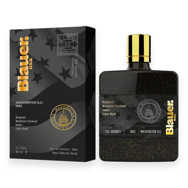 PERFUME MASCULINO BLAUER USA THE JOURNEY COLLECTION WASHINGTON D.C. 1963 EDP 80ML