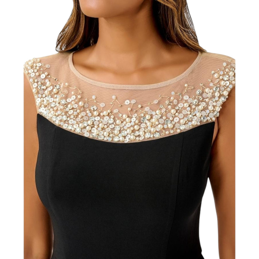 ENTERIZO CASUAL FEMENINO ADRIANNA PAPELL C/DETALLES SIN MANGAS