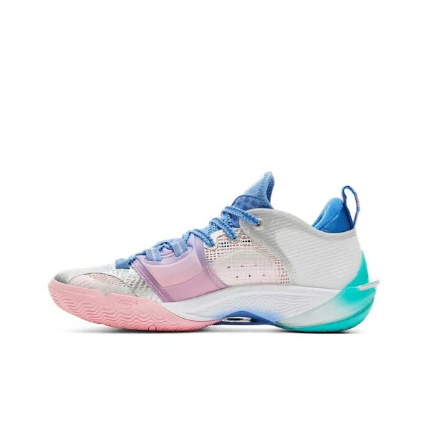 CALZADO DEPORTIVO FEMENINO PEAK TAICHI OLYMPIC FLASH 6 JOSÉ ALVARADO WHITE/ SKY BLUE/ PINK