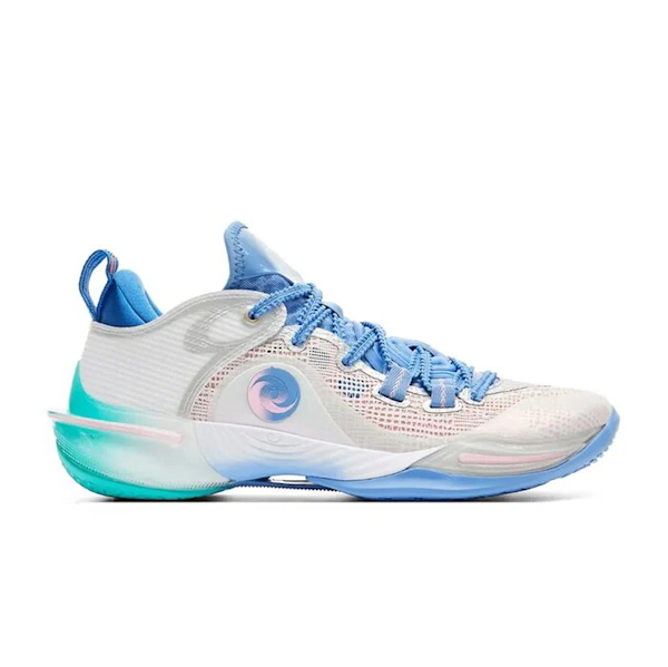 CALZADO DEPORTIVO FEMENINO PEAK TAICHI OLYMPIC FLASH 6 JOSÉ ALVARADO WHITE/ SKY BLUE/ PINK