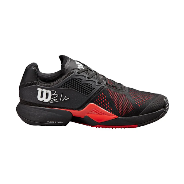 CALZADO DEPORTIVO MASCULINO WILSON BELA TOUR NEGRO/ROJO
