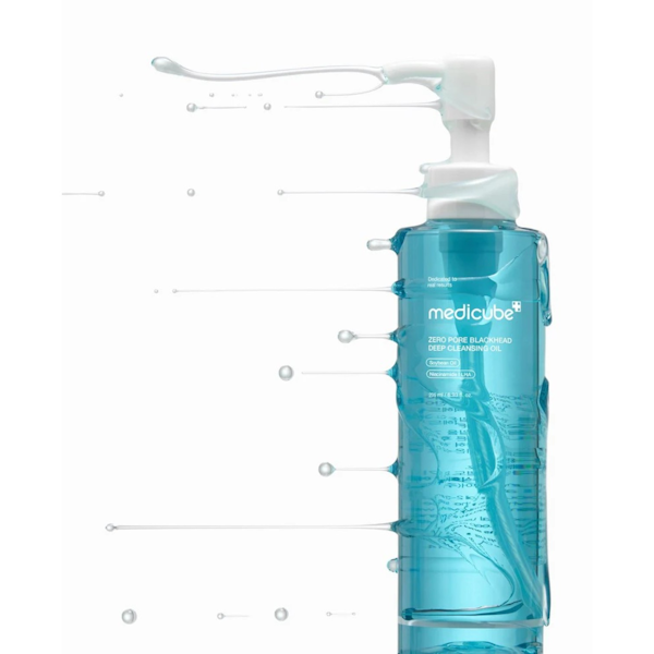 LIMPIADOR FACIAL MEDICUBE ZERO PORE BLACKHEAD DEEP CLEASING OIL 205ML