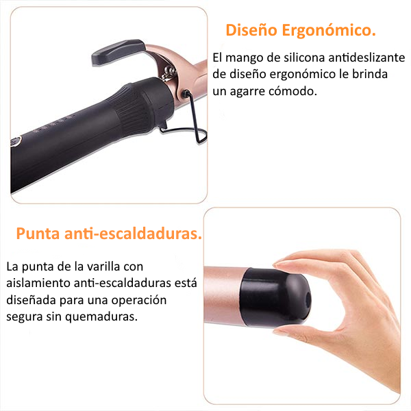 RIZADOR DSP CURLING IRON 9MM