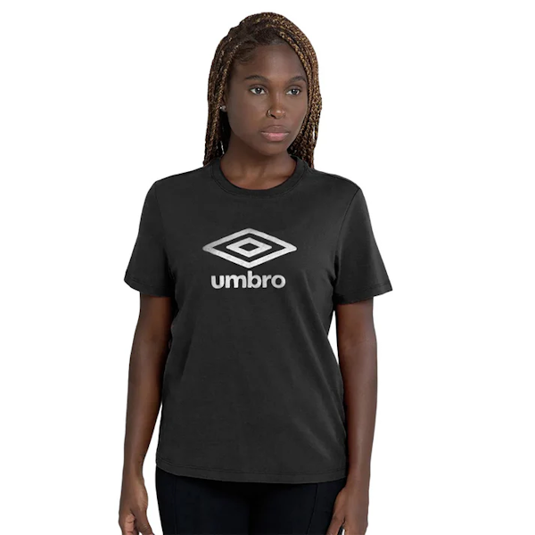 CAMISETA CASUAL FEMENINO UMBRO ESSENTIAL GRADIENT MANGAS CORTAS
