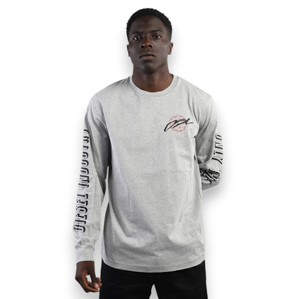 CAMISETA CASUAL MASCULINO DIESEL T-JUST-LS-X92 GRAPHIC PRINT LONG MANGAS LARGAS