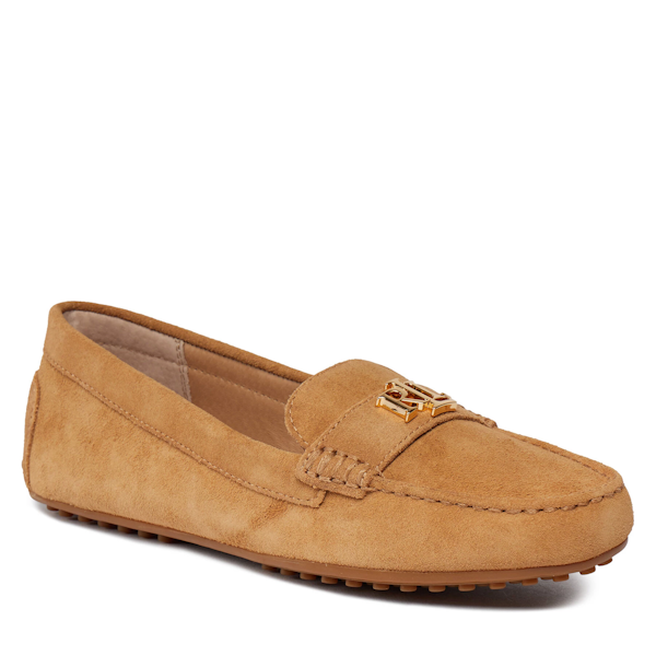 CALZADO CASUAL FEMENINO RALPH LAUREN CAMEL BARNSBURY FL CSL
