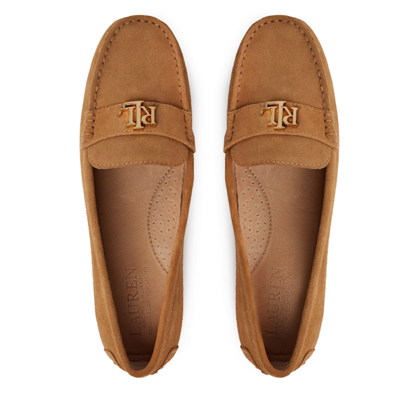 CALZADO CASUAL FEMENINO RALPH LAUREN CAMEL BARNSBURY FL CSL