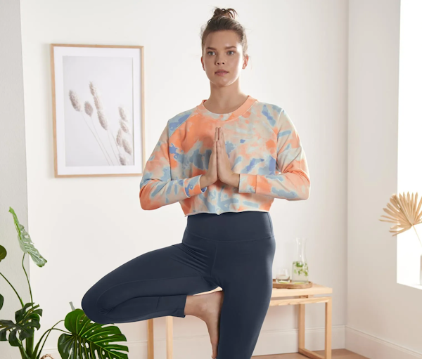 MOLETÓN FEMENINO TCHIBO YOGA SWEATSHIRT