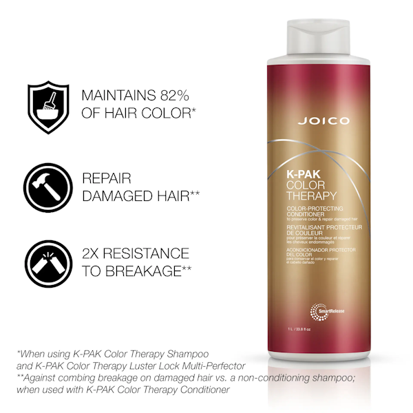 SET CAPILAR JOICO K-PAK COLOR THERAPY DUO SHAMPOO + ACONDICIONADOR 1 LITRO