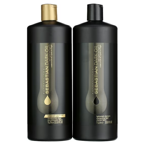 SET CAPILAR SEBASTIAN DARK OIL SHAMPOO + ACONDICIONADOR 1LT + MÁSCARA 500ML