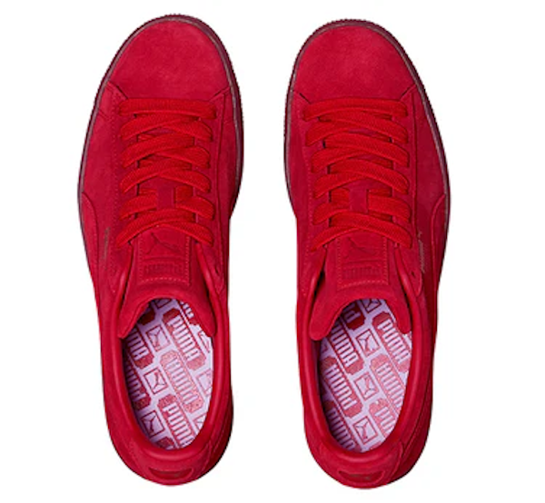 CALZADO DEPORTIVO MASCULINO PUMA SUEDE CLASSIC MONO GOLD