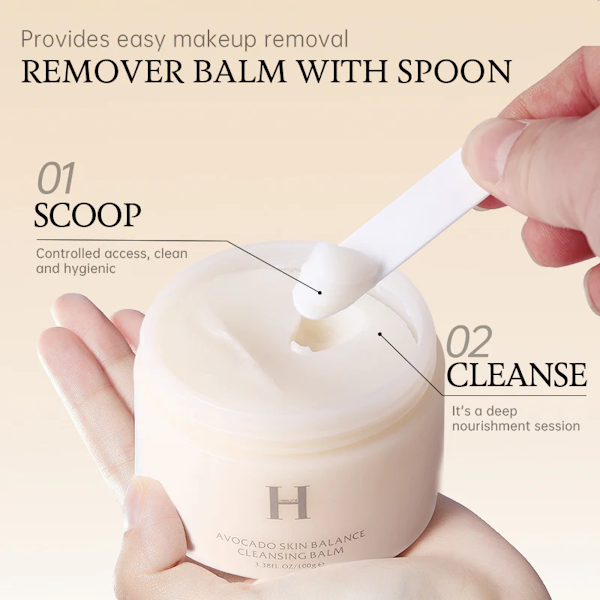 BÁLSAMO LIMPIADOR FACIAL HENLICS AVOCADO SKIN BALANCE 100G