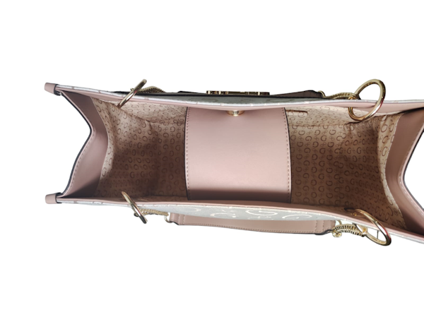 BOLSO DE MANO FEMENINO GUESS TOTE ROSE GOLD