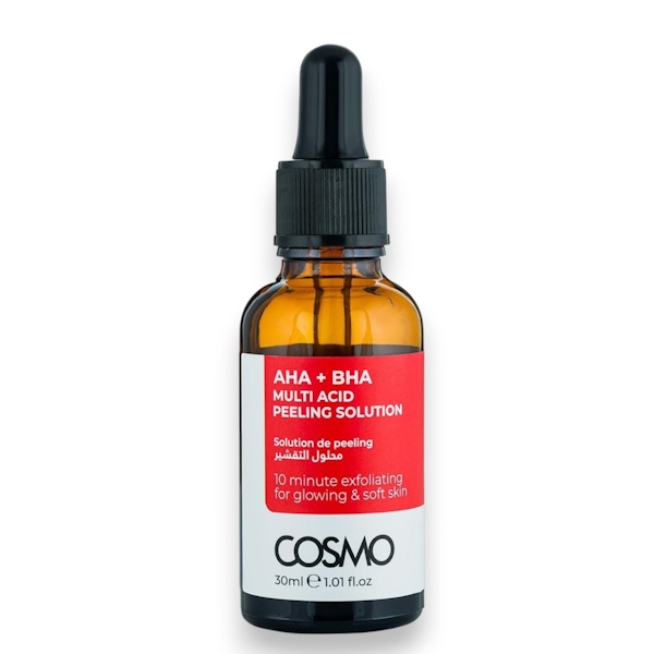 SÉRUM FACIAL COSMO PEELING SOLUTION MULTI ACID AHA + BHA 30ML