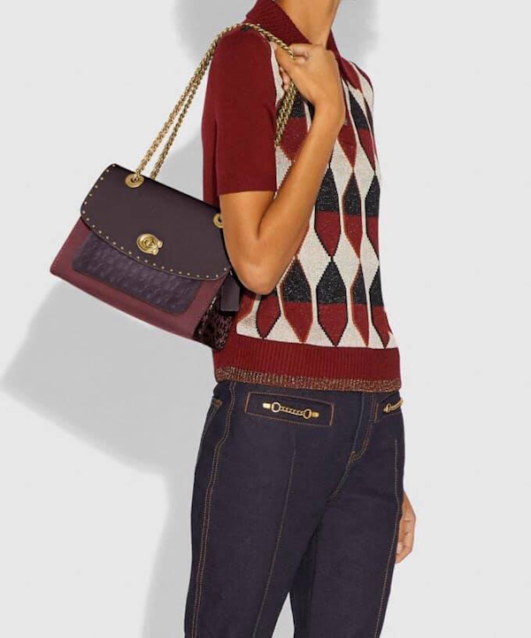 BOLSO FEMENINO COACH PARKER IN SIGNATURE