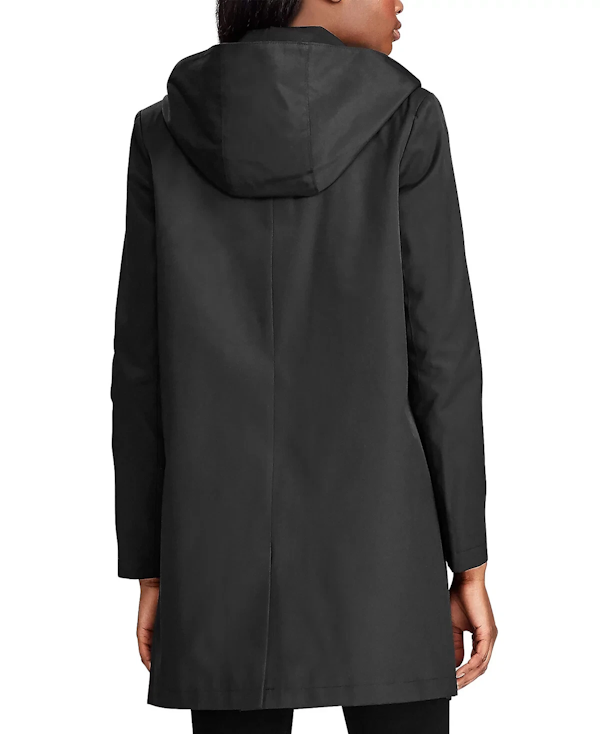 CHAQUETA IMPERMEABLE FEMENINO RALPH LAUREN GABARDINA CON CAPUCHA