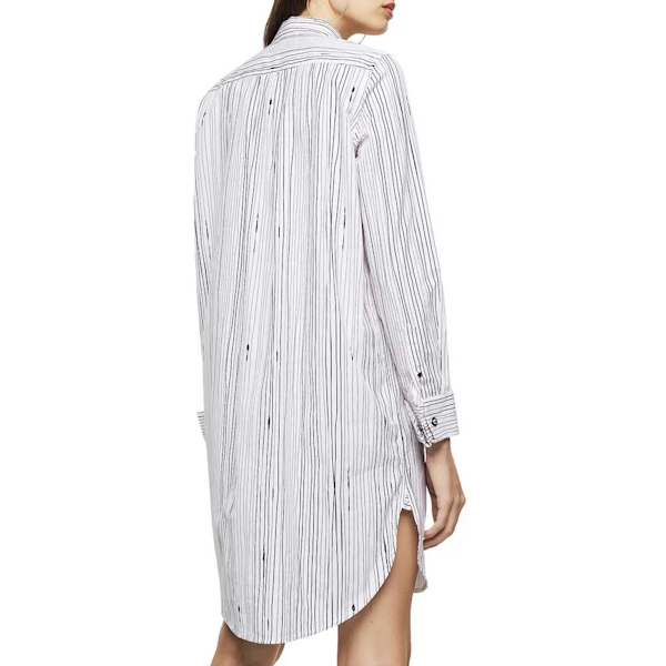 VESTIDO CAMISERO DIESEL D-RAILY-LONG-A MANGAS LARGAS