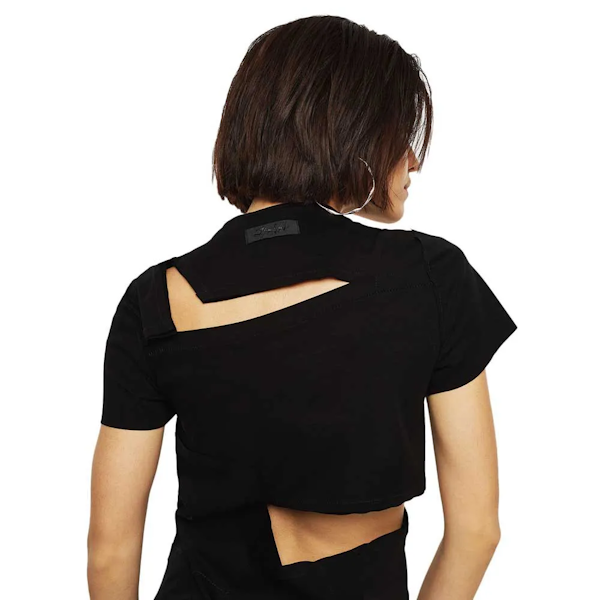 VESTIDO FEMENINO DIESEL D-MILIA-B KLEID MANGAS CORTAS