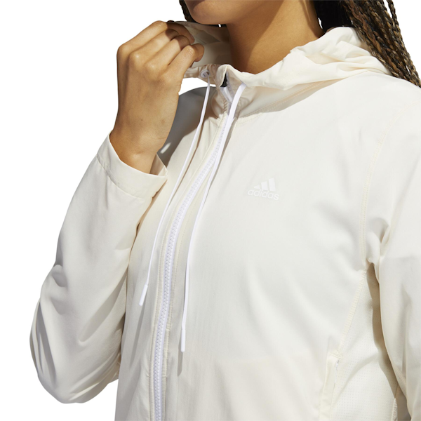CHAQUETA DEPORTIVO FEMENINO ADIDAS BRANDED ELASTIC LAYERING CON CAPUCHA