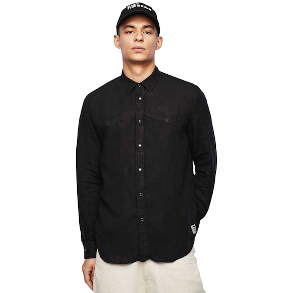 CAMISA MASCULINO DIESEL S-PLAN-B NEW MANGAS LARGAS
