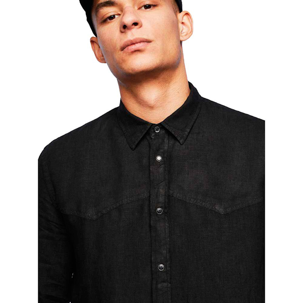 CAMISA MASCULINO DIESEL S-PLAN-B NEW MANGAS LARGAS