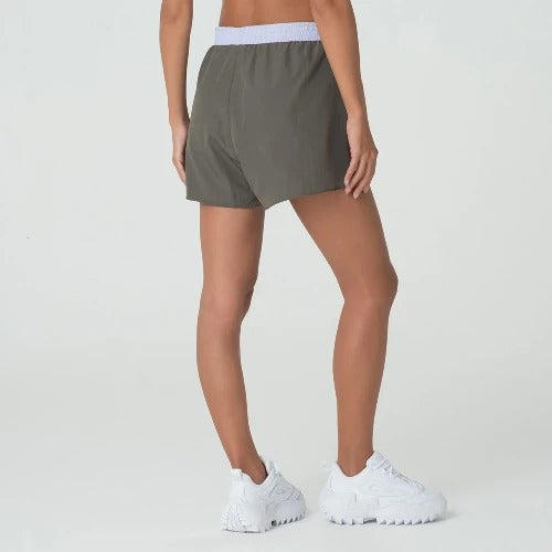 SHORT FEMENINO CASUAL FILA MODA COLOR BLOCK LETTER