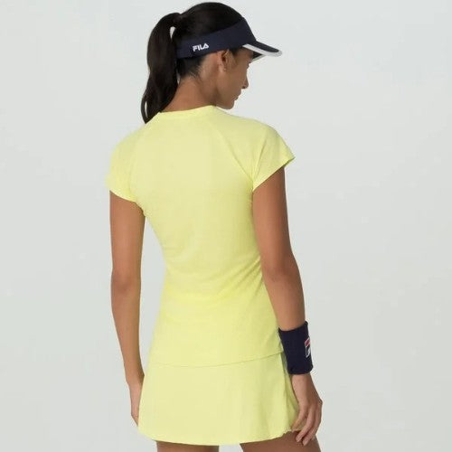 CAMISETA DEPORTIVO FEMENINO FILA TENNIS BASIC YELLOW