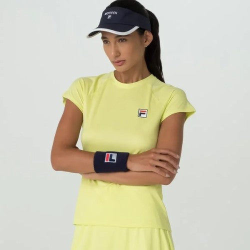 CAMISETA DEPORTIVO FEMENINO FILA TENNIS BASIC YELLOW