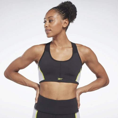 SUJETADOR DEPORTIVO FEMENINO REEBOK LUX RACER BLACK