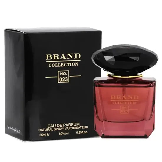 PERFUME FEMENINO BRAND COLLECTION N° 023 VERSACE CRISTAL NOIR  EDP 25ML