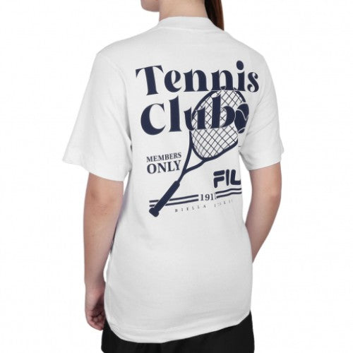 CAMISETA FEMENINO CASUAL FILA MODA TENNIS CLUB BRANCA