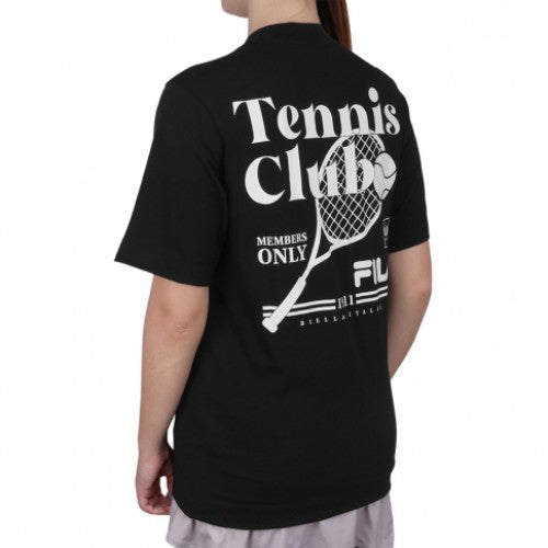 CAMISETA CASUAL FEMENINO FILA MODA TENNIS CLUB PRETA
