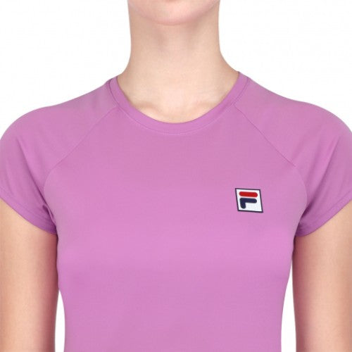 CAMISETA DEPORTIVO FEMENINO FILA TENNIS BASIC ROSA