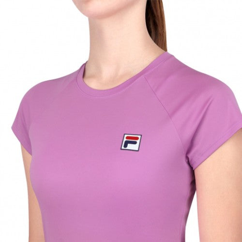 CAMISETA DEPORTIVO FEMENINO FILA TENNIS BASIC ROSA