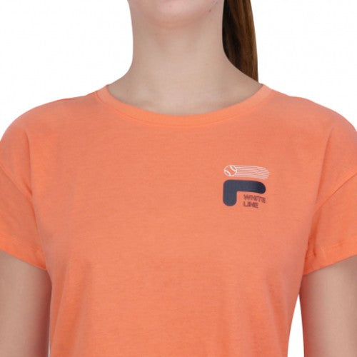 CAMISETA CASUAL FEMENINO FILA GRAPHIC III NARANJA