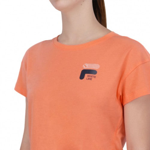 CAMISETA CASUAL FEMENINO FILA GRAPHIC III NARANJA