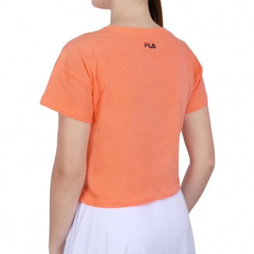 CAMISETA CASUAL FEMENINO FILA GRAPHIC III NARANJA