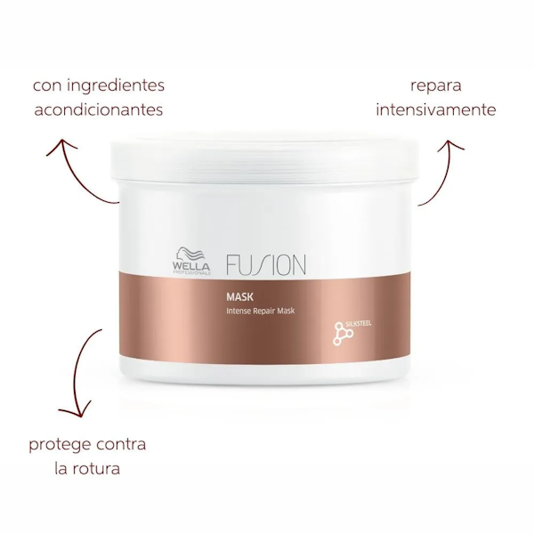 MÁSCARA CAPILAR WELLA PROFESSIONALS FUSION INTENSE REPAIR 500ML
