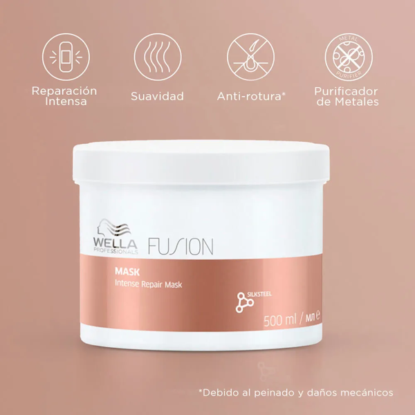 MÁSCARA CAPILAR WELLA PROFESSIONALS FUSION INTENSE REPAIR 500ML
