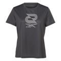 CAMISETA DEPORTIVO REEBOK FEMENINO RUNNING SW-GRAPHIC BLACK