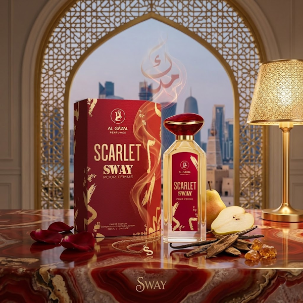 PERFUME FEMENINO AL GHAZAL SCARLET SWAY EDP 100ML