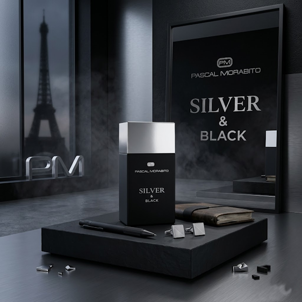 PERFUME MASCULINO PASCAL MORABITO SILVER AND BLACK EDP 100ML