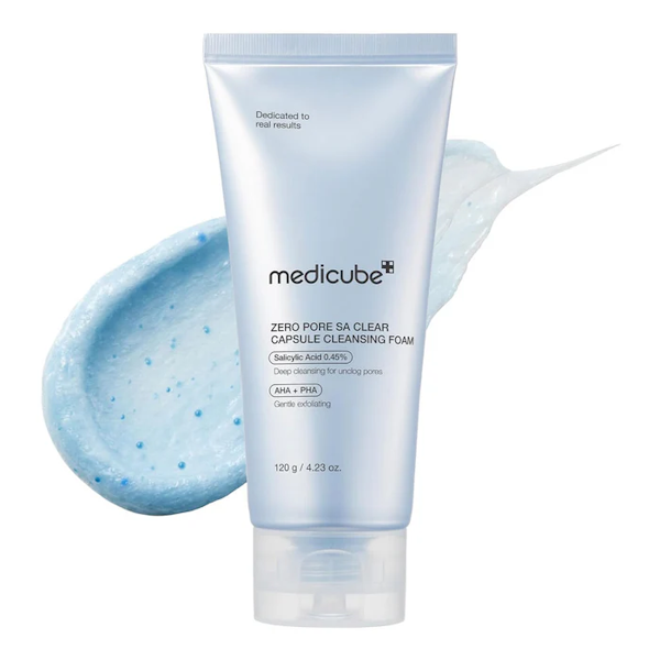 LIMPIADOR FACIAL MEDICUBE ZERO PORE SA CLEAR CAPSULE FOAM 120GR