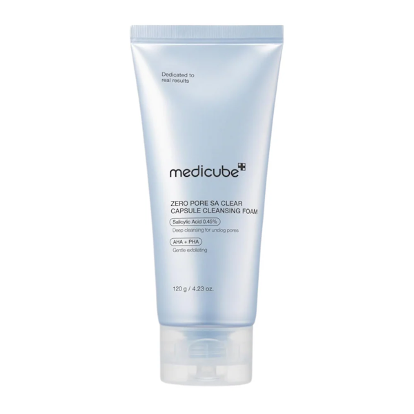 LIMPIADOR FACIAL MEDICUBE ZERO PORE SA CLEAR CAPSULE FOAM 120GR